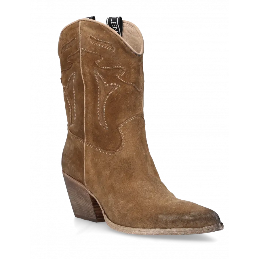 Strategia - Stiefel TEXAN MUD Veloursleder - beige