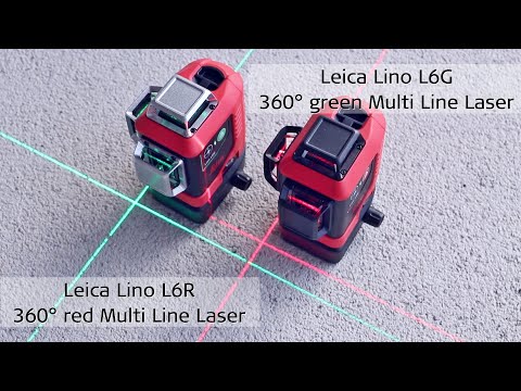 Láser de líneas cruzadas verdes Leica 918977 Lino L6Gs