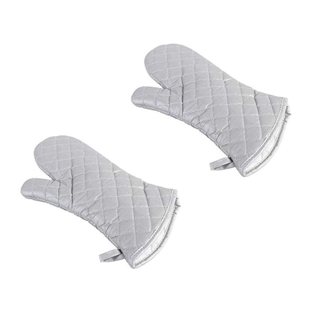 KOMIRO Topfhandschuhe Ofenhandschuhe Silberbeschichtete, Baumwollgewebe Hitzebeständig