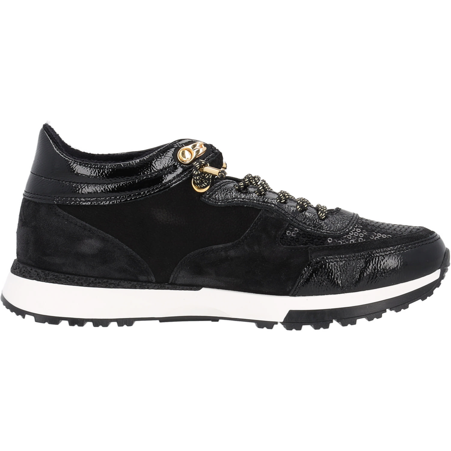 Paul Green 5200, Schnürschuhe, Damen, black