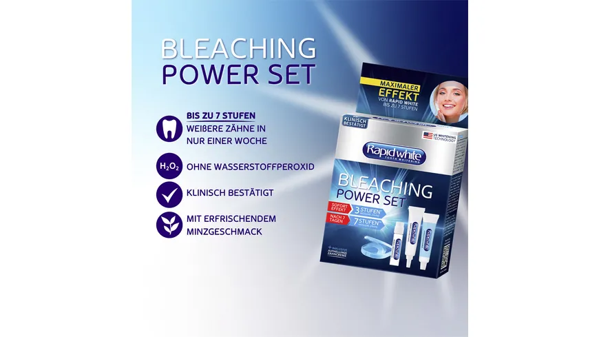 RAPID WHITE Bleaching Power Set