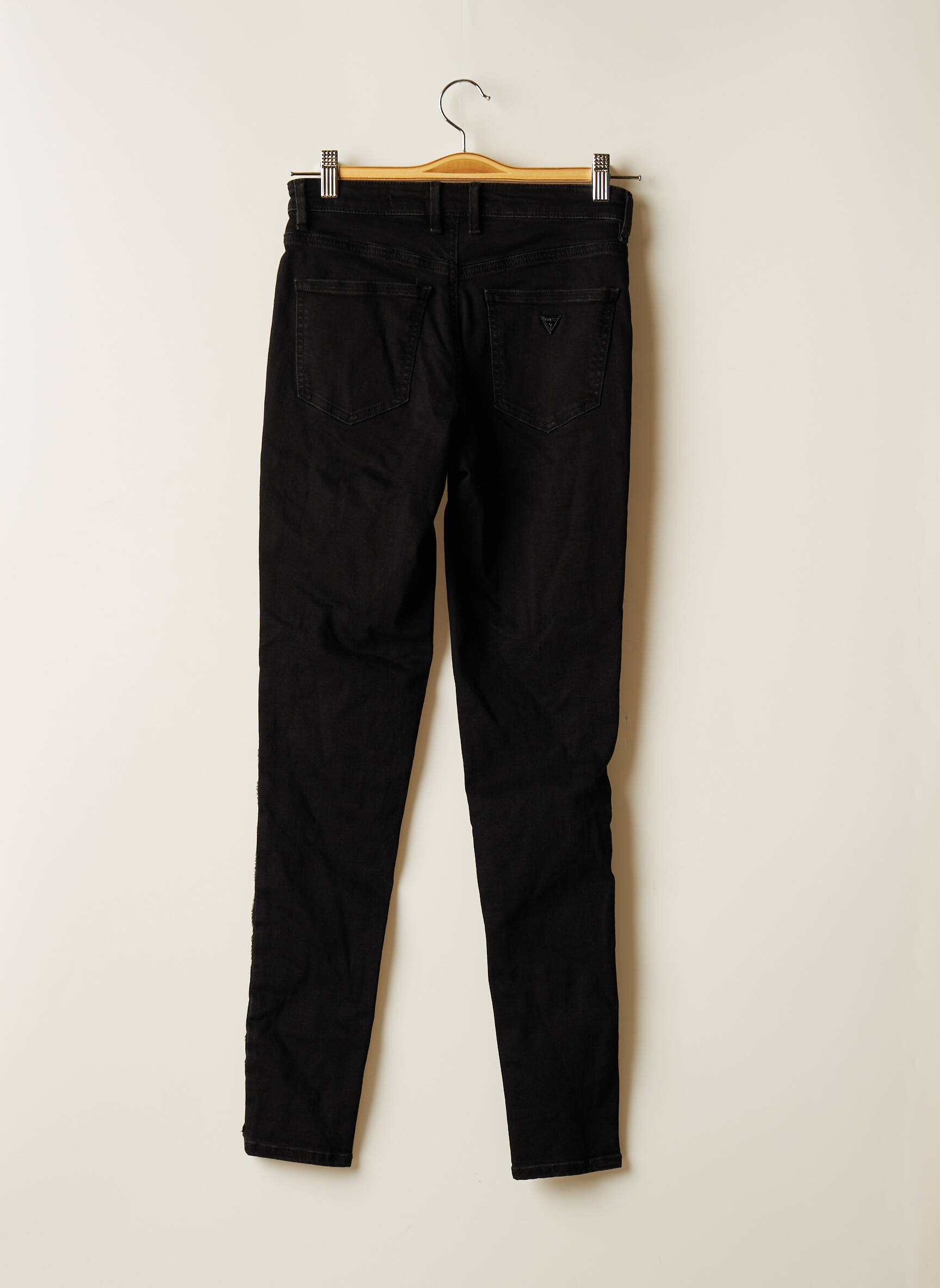 Guess Jeans Coupe Slim Femme couleur noir