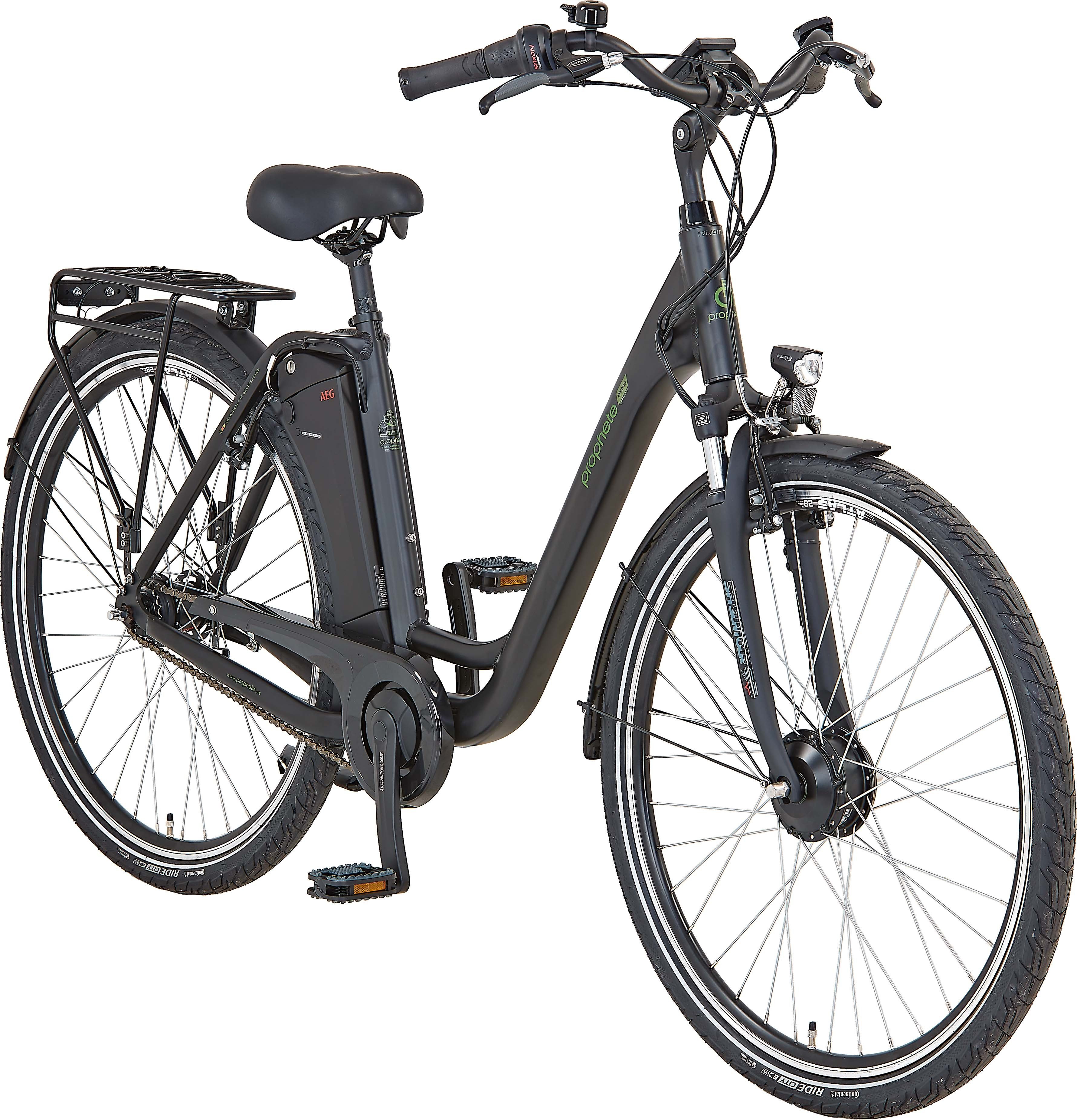 Prophete E-Bike Geniesser EFC 300, 7 Gang Shimano Nexus Schaltwerk, Nabenschaltung, Frontmotor, 461 Wh Akku