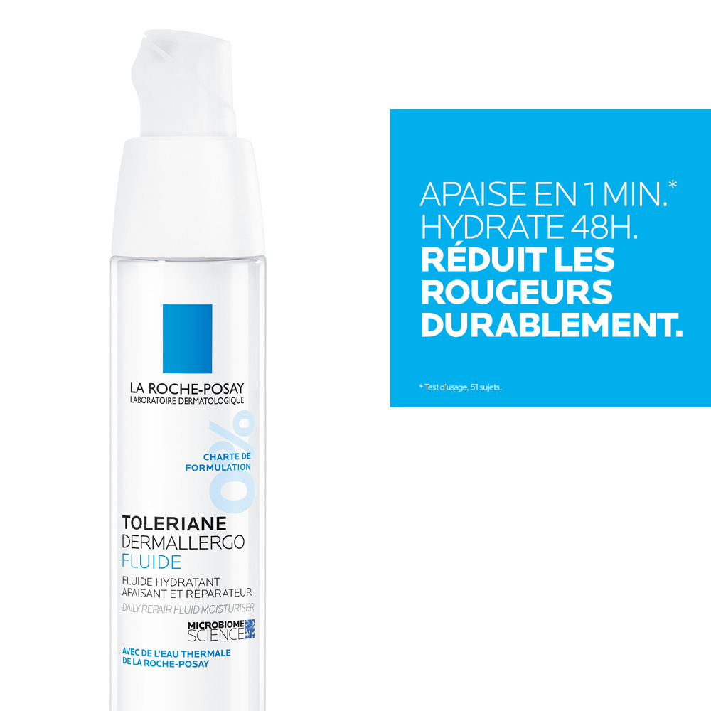 La Roche-Posay Toleriane Ultra Fluide Dermallergo soin visage hydratation intense 48H peaux sensibles réactives
