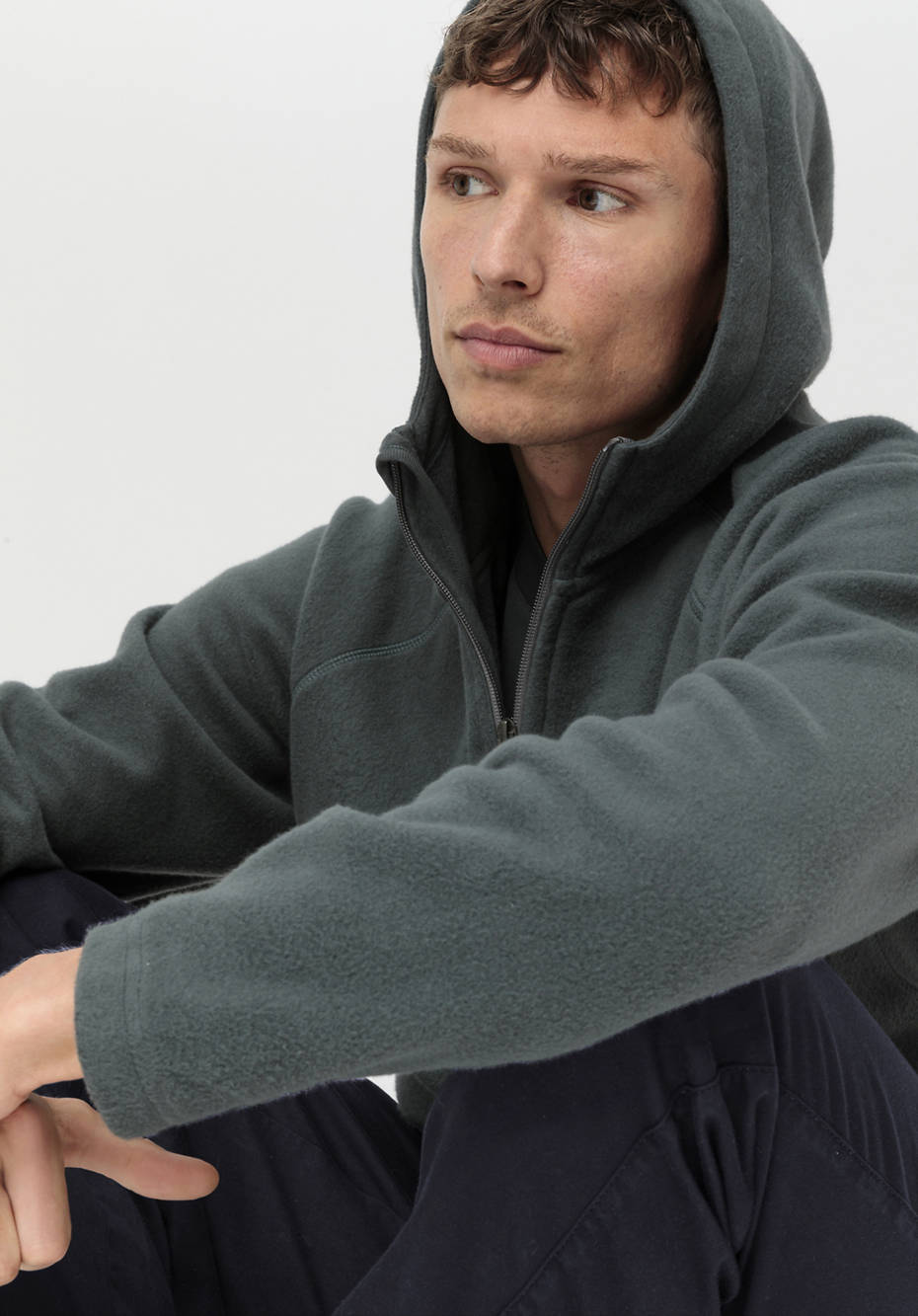 Softfleece-Jacke aus reiner Bio-Baumwolle