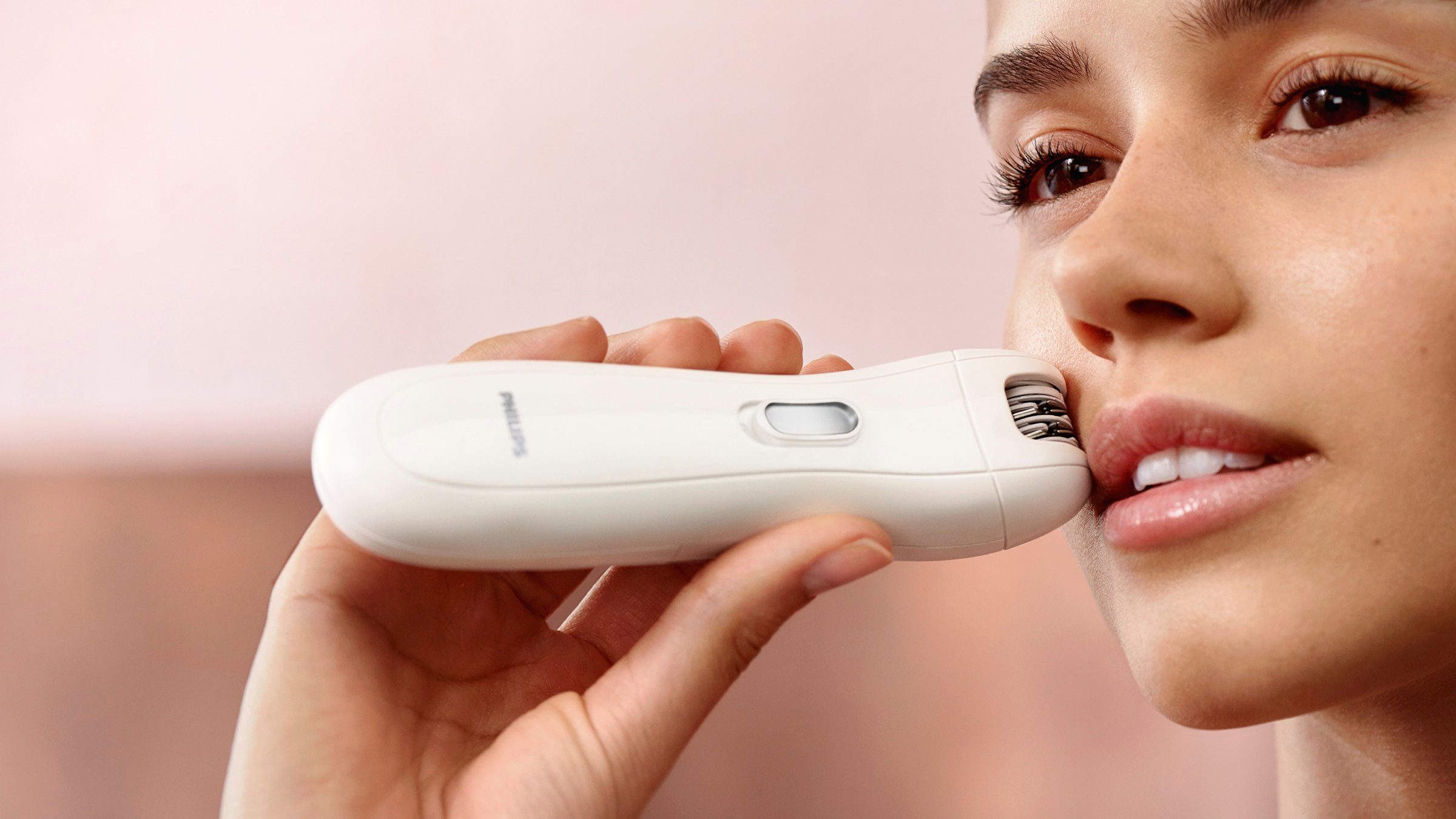 Philips Epilierer Satinelle Esential BRP506/00, mit Mini-Epilierer und Pinzette für Augenbrauen