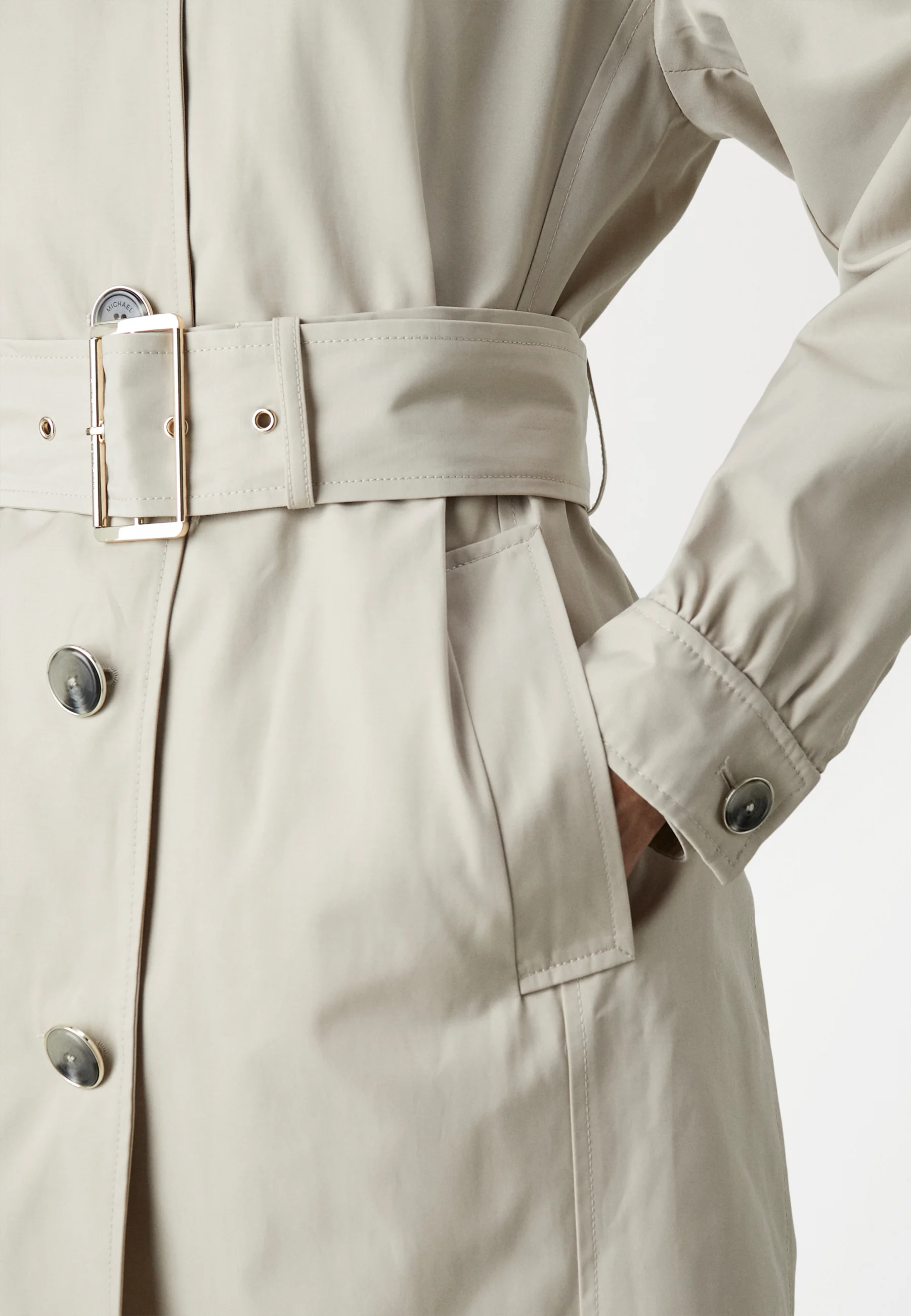 MICHAEL Michael Kors SINGLE BREASTED LOGO - Gabardina