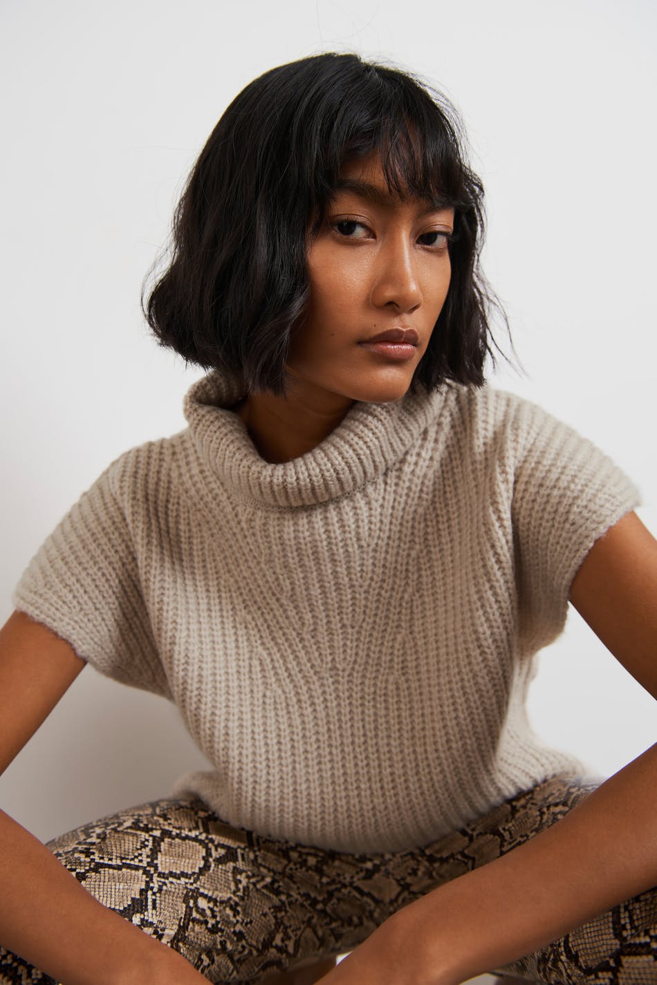 Mari knitted vest