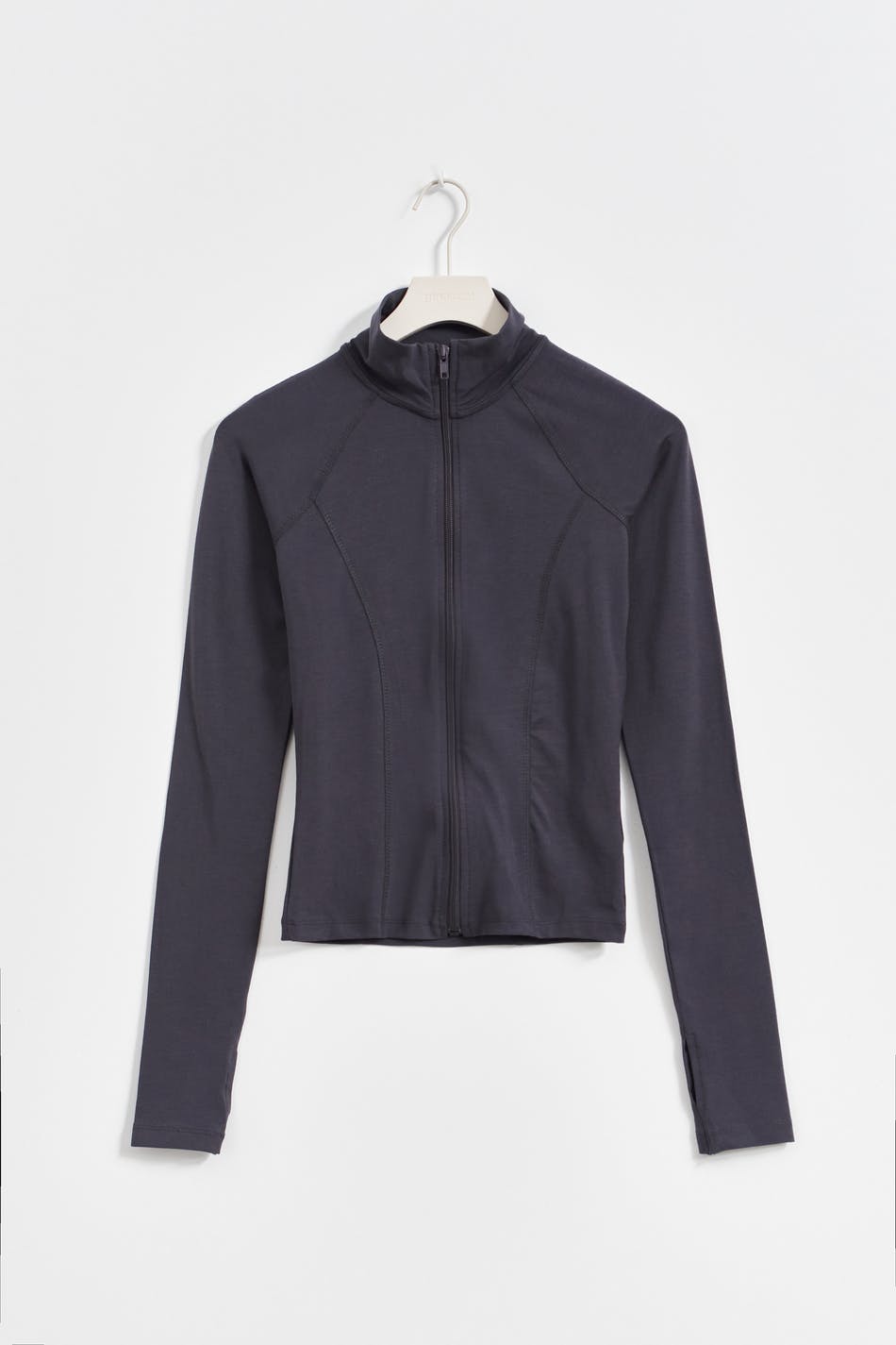 Soft touch zip jacket