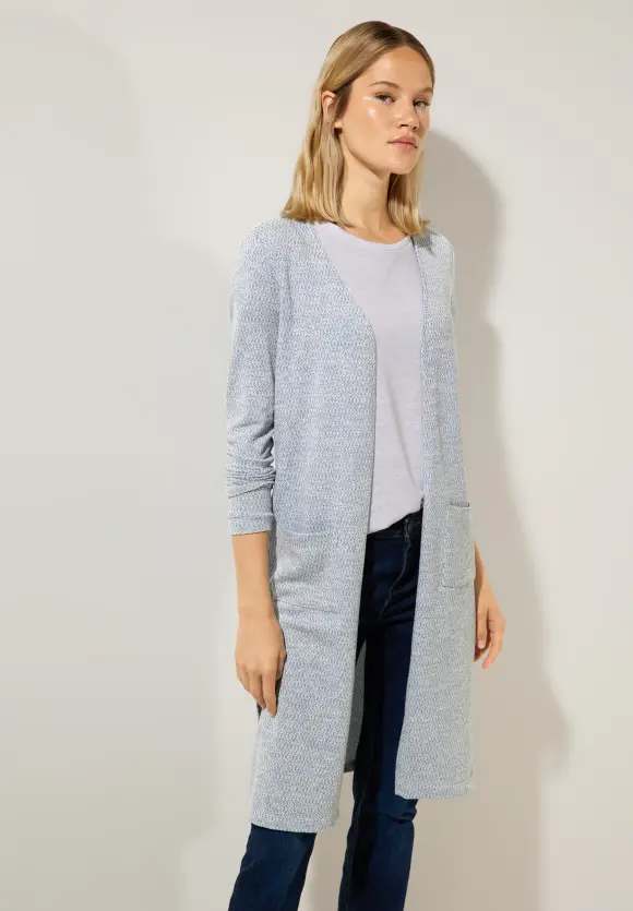 Street One Lange Strickjacke in Melange