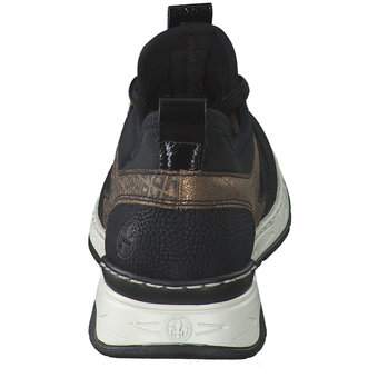 Rieker Slip On Sneaker in schwarz