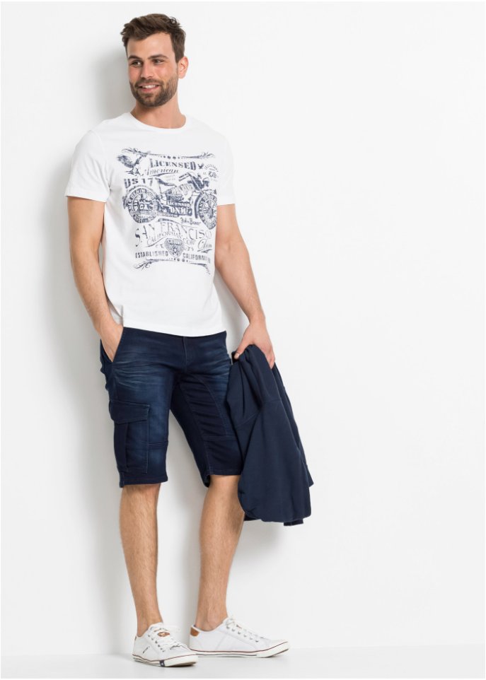 Sweatjeans-Bermuda, Regular Fit
