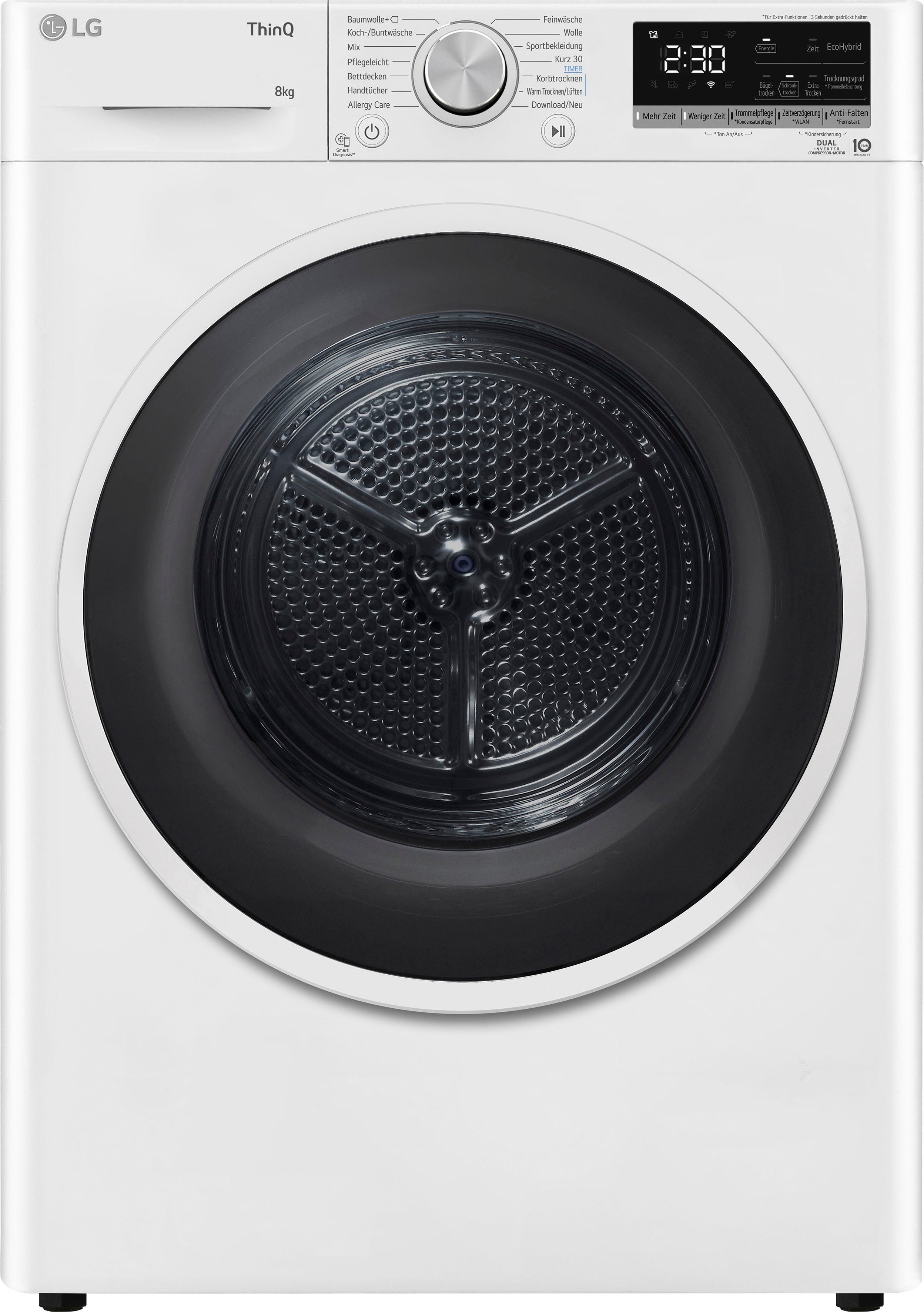 LG Wärmepumpentrockner RT80V9, 8 kg