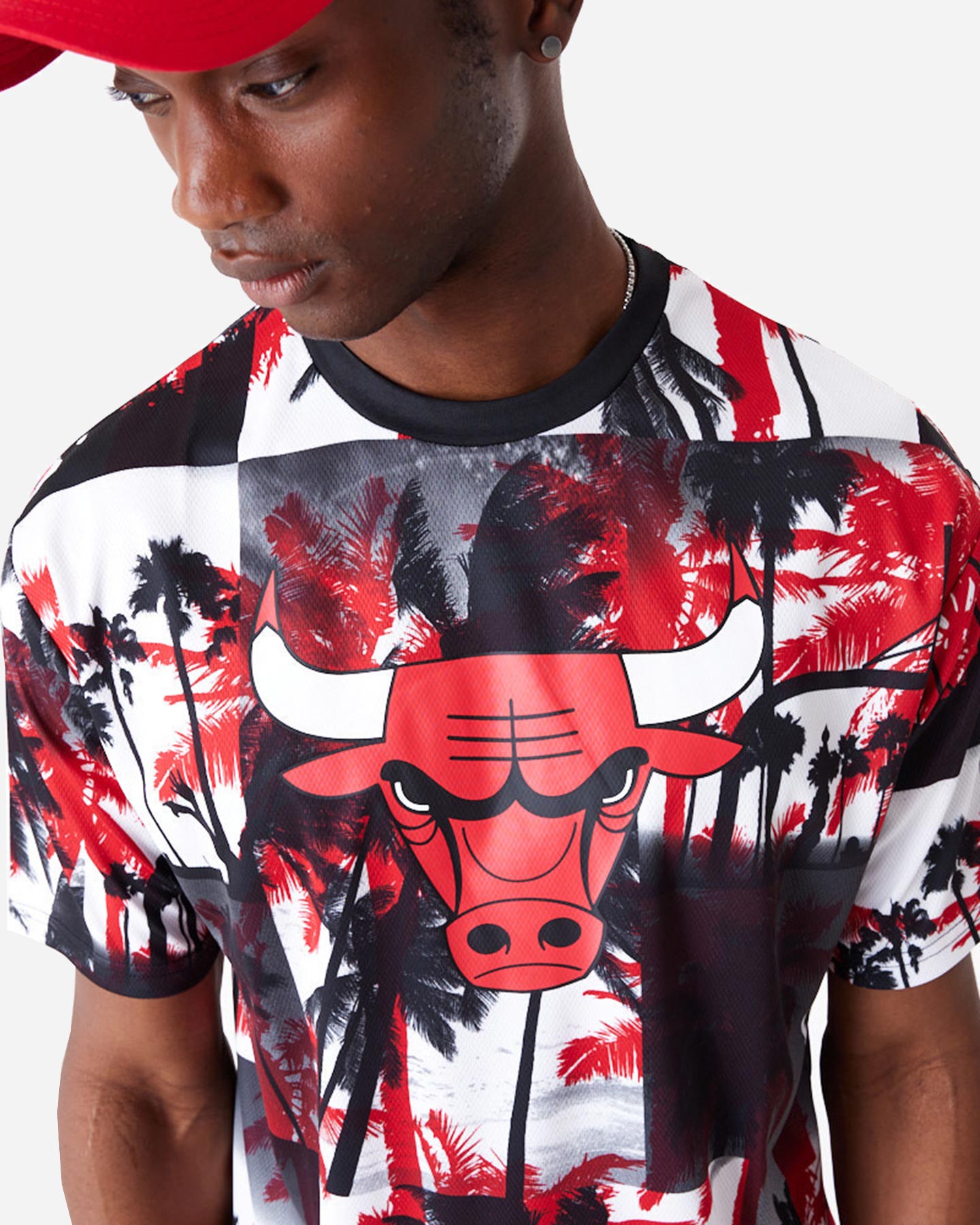 Tričko New Era Palm Tree Chicago Bulls M 60502576