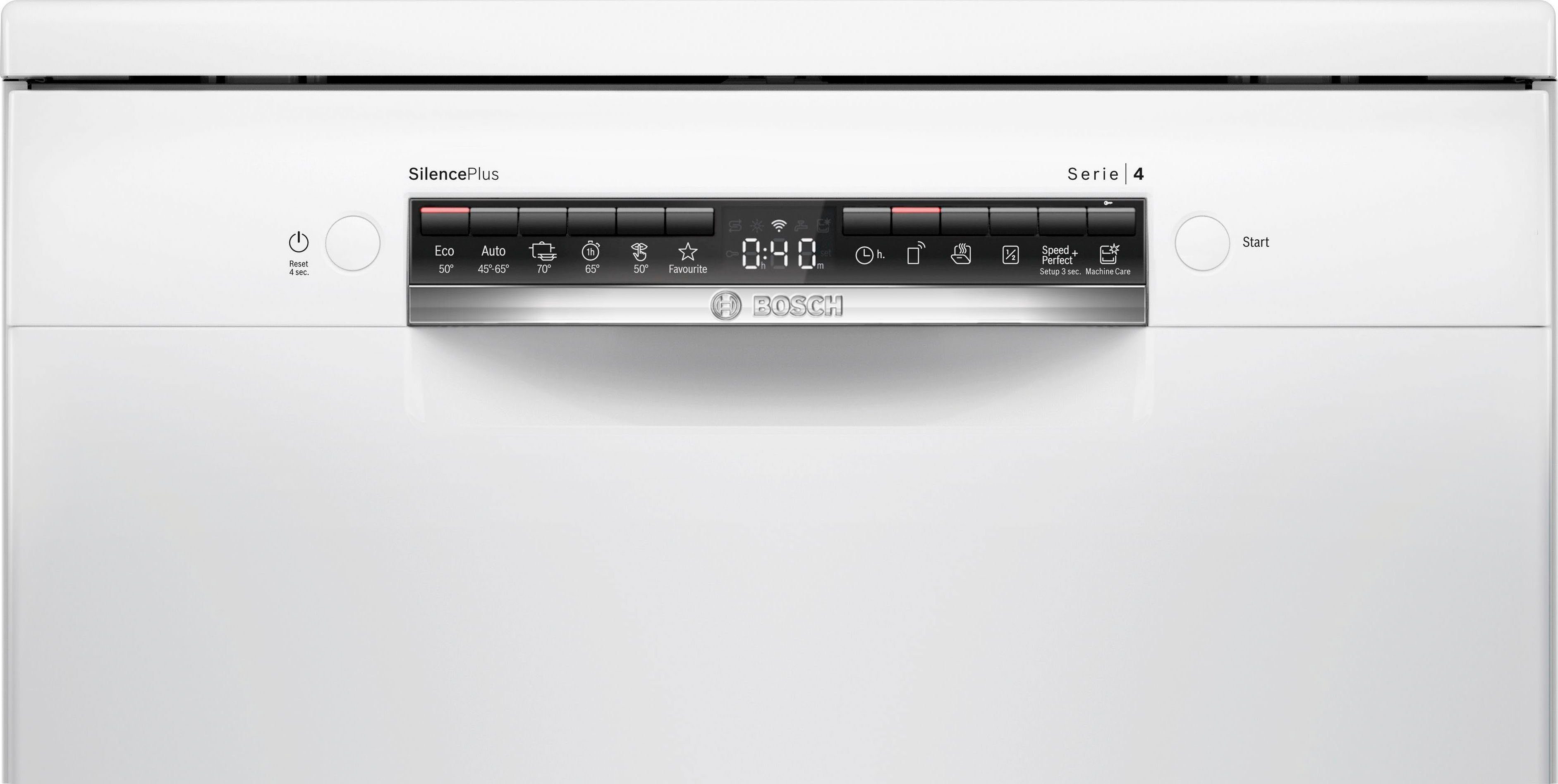BOSCH Standgeschirrspüler Serie 4, SMS4EMW06E, 14 Maßgedecke