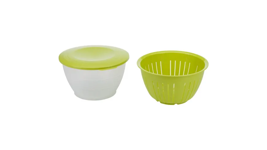 WESTMARK Schüssel Set »Olympia«, 3 tlg., apfelgrün transparent/grün