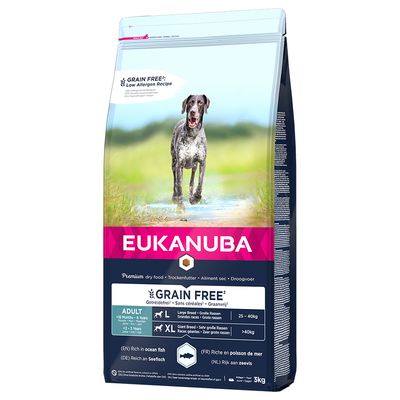 Eukanuba Grain Free Adult Large Dogs mit Lachs