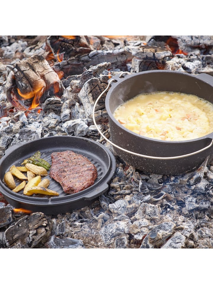 Echtwerk Gusseiserner Dutch Oven klein 4.9 l in Schwarz günstig kaufen onesize