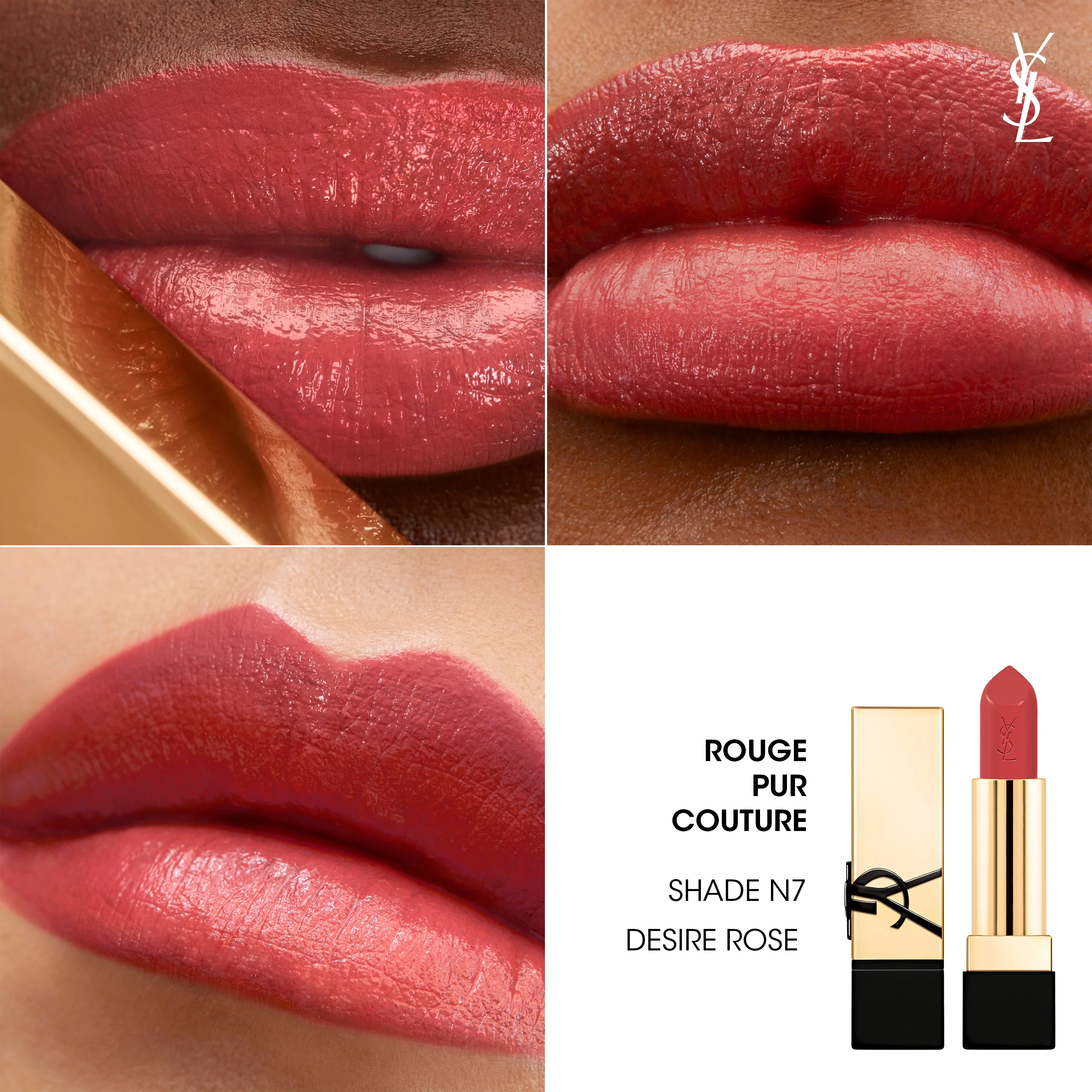 Rouge Pur Couture Lips - Lápiz labial satinado - Lápiz labial
