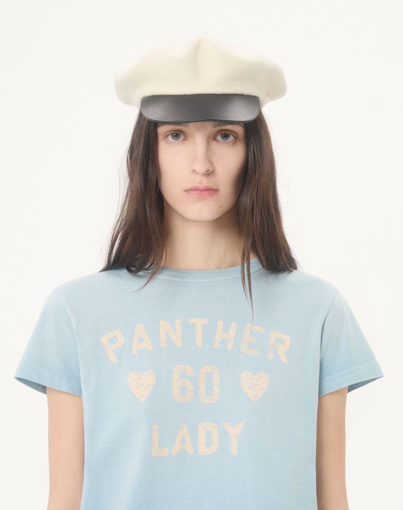 Camiseta de algodão estampada