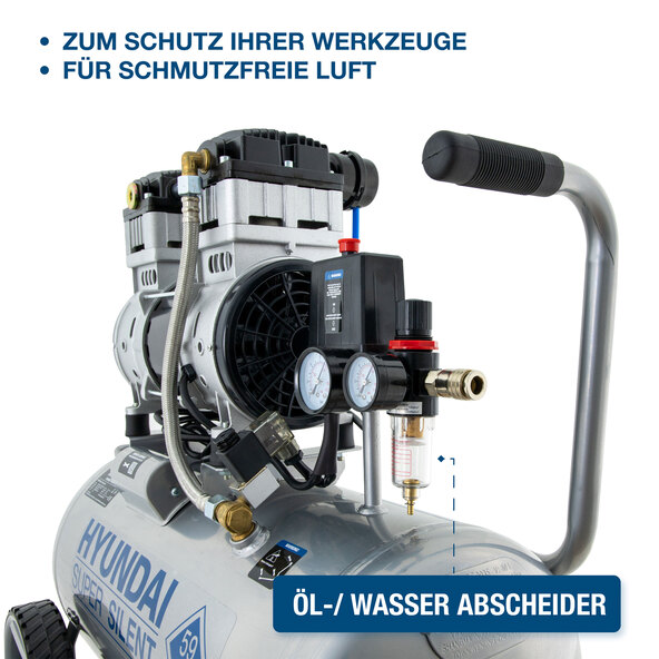 Silent Kompressor SAC55753, 8 bar / 50 l