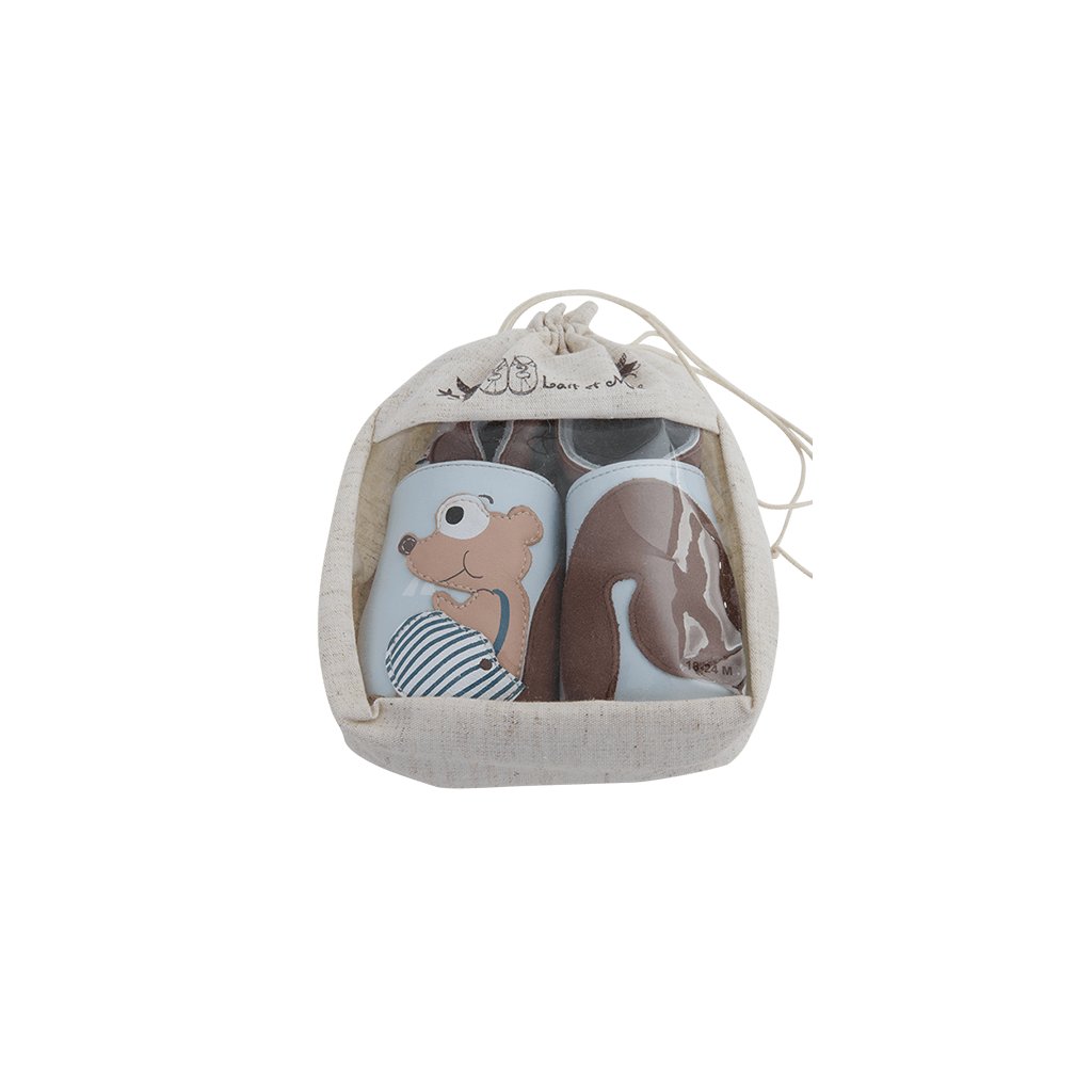 Lait et Miel Écureuil Krabbelschuhe mit Eichörnchen
