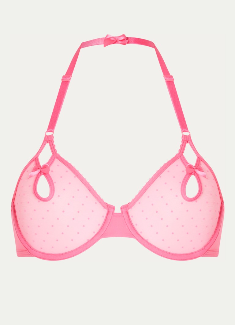 Sutien Balconette din plasă Marlies Dekkers Peekaboo