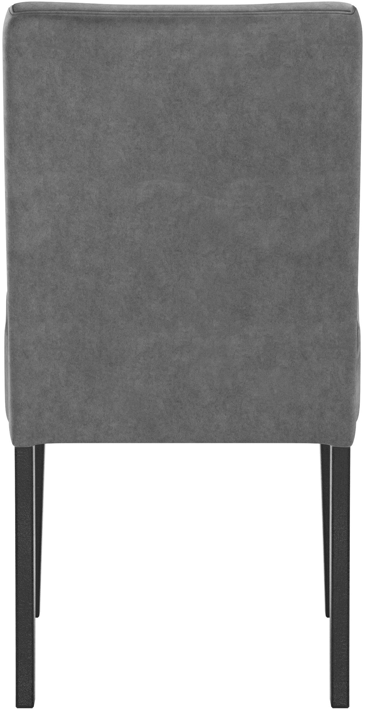 Home affaire 4-Fußstuhl Ella (Set, 2 St), im 2er Set erhältlich, Sitz und Rücken gepolstert, Sitzhöhe 51 cm