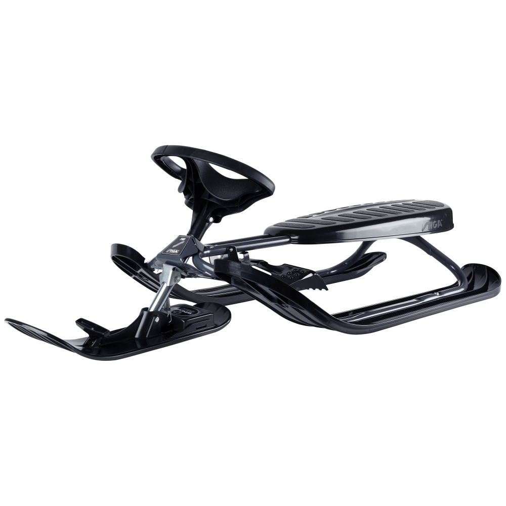 STIGA Snow Racer Lenkschlitten Graphite Grey