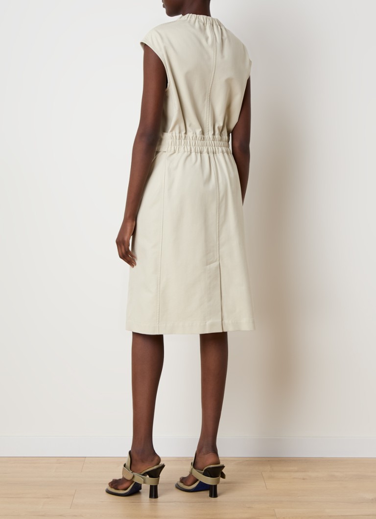 Abito chemisier midi Burberry con cintura