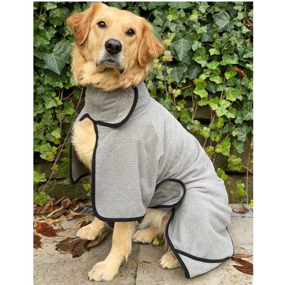 ZooRoyal Hundebademantel grau günstig kaufen