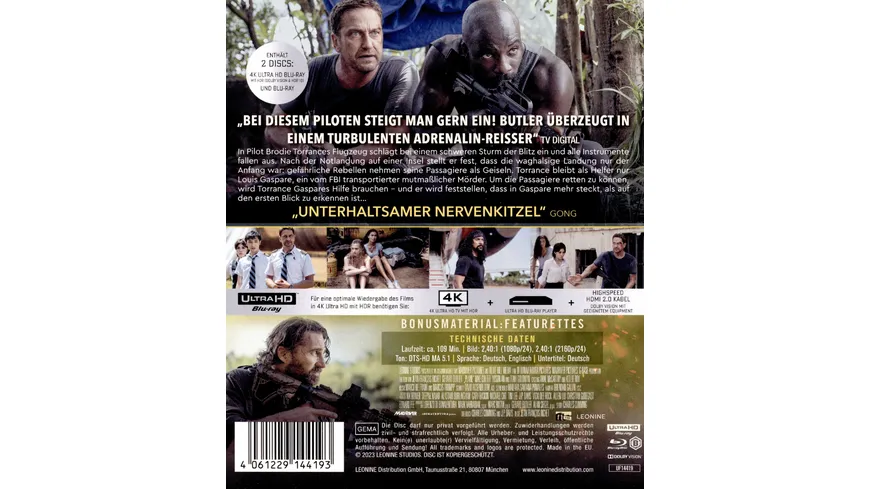 Plane  (+ Blu-ray)