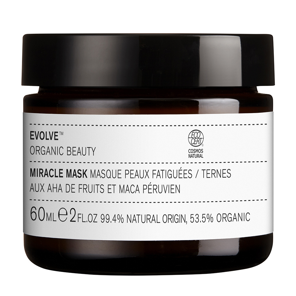 evolve organic beauty MIRACLE MASK Masque éclair exfoliant