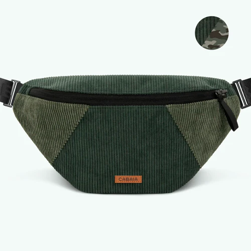 Large Doha green fanny pack