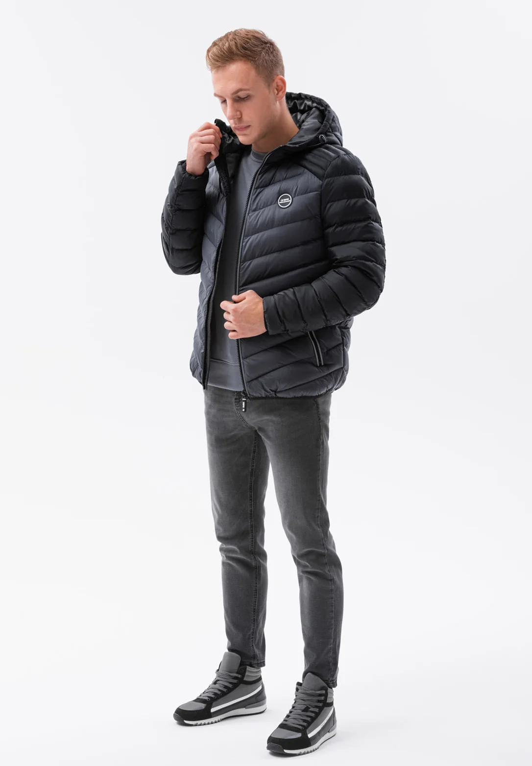 Chaqueta de invierno ombré