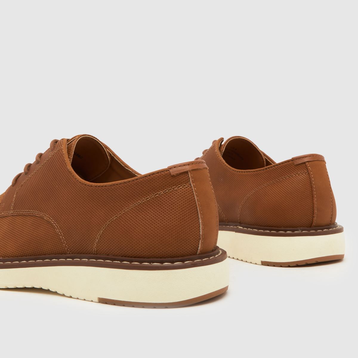 Schuh Pippin fehér talpú derby cipők barna színben
