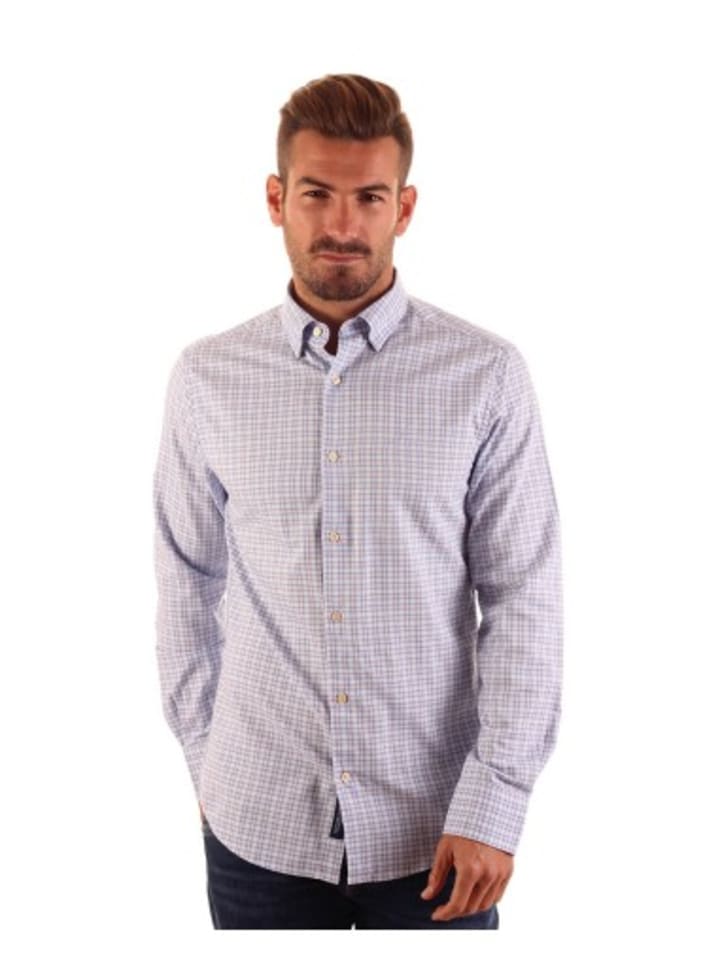 Gant Hemd in Rosa/Blau/Grau günstig kaufen