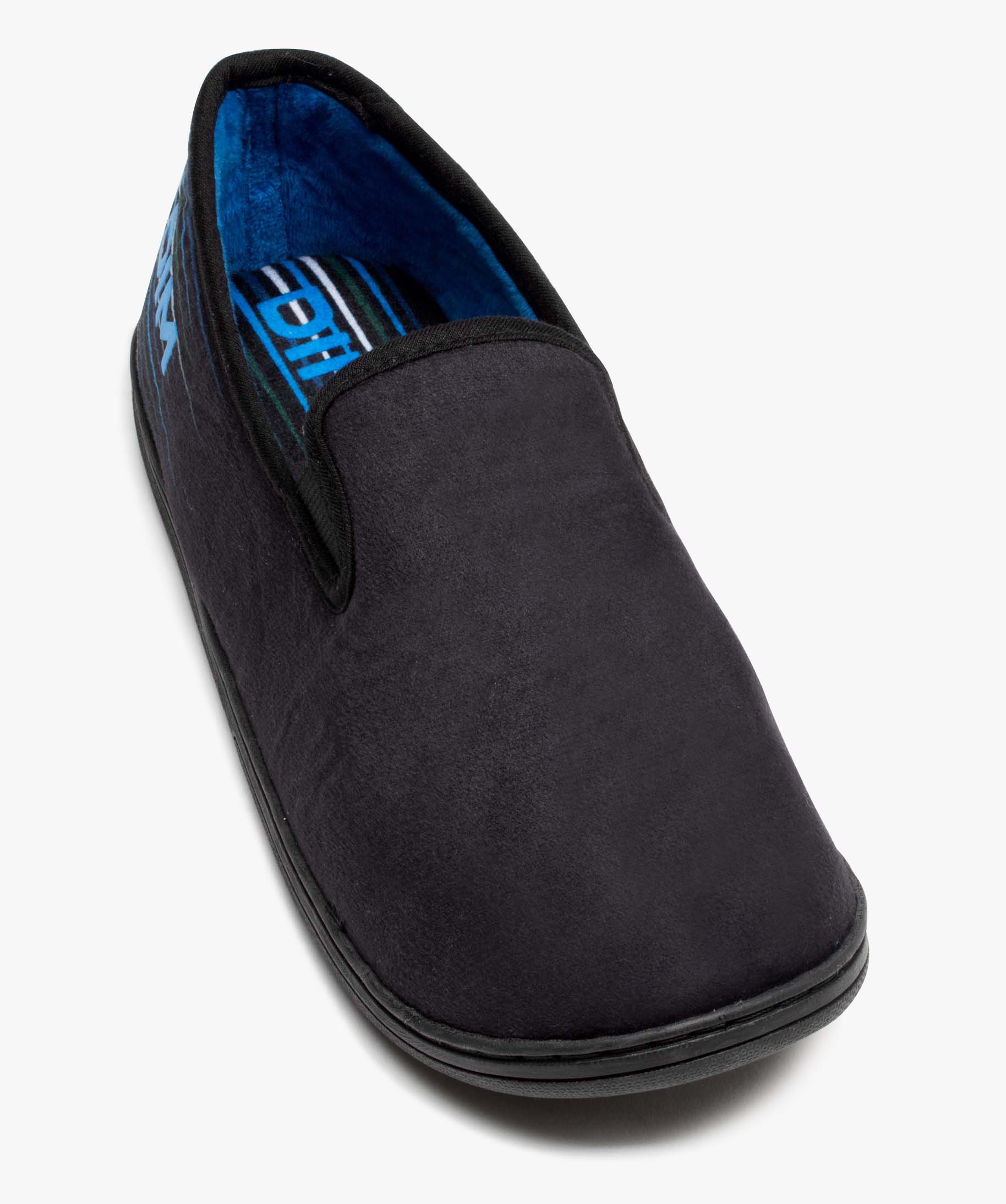 Chaussons homme tout confort en velours - DIM bleu | GEMO