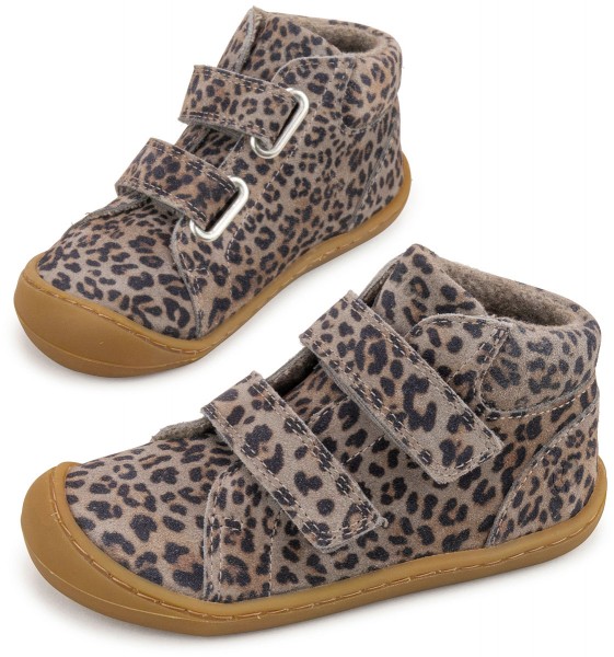 Telyoh bare ~ MidCut Leder Klett + Wollfleece ~ Leo