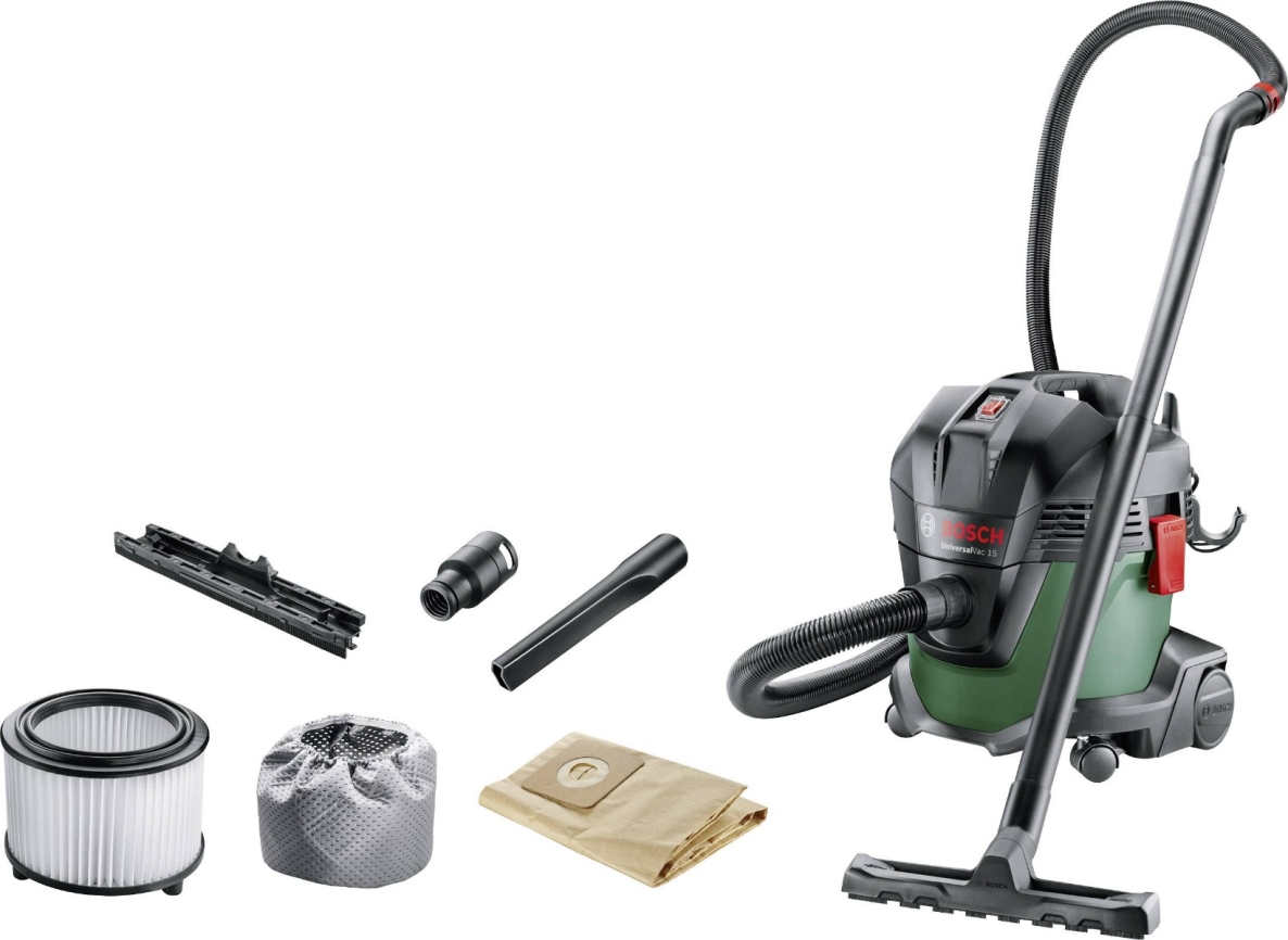 Aspirateur universel Bosch Vert 06033D1100 15 V pour poussière et eau