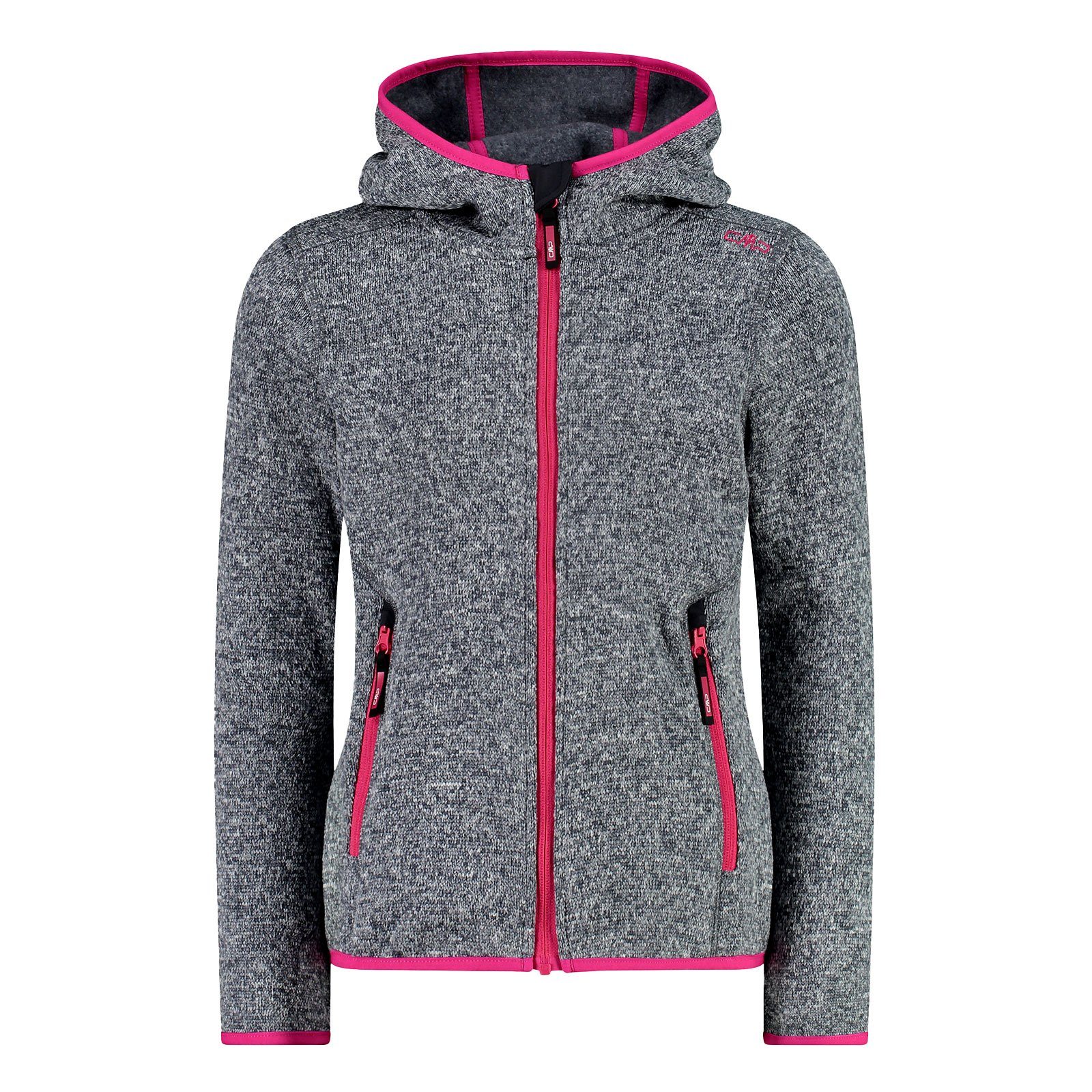 CMP Kapuzenstrickjacke Kid G Jacket Fix Hood mit Kapuze