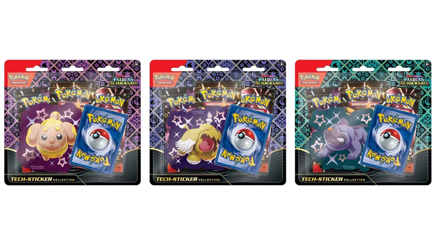 POKÉMON Sammelkartenspiel - KP04.5 Tech-Sticker-Kollektion, sortiert, 1 Stück