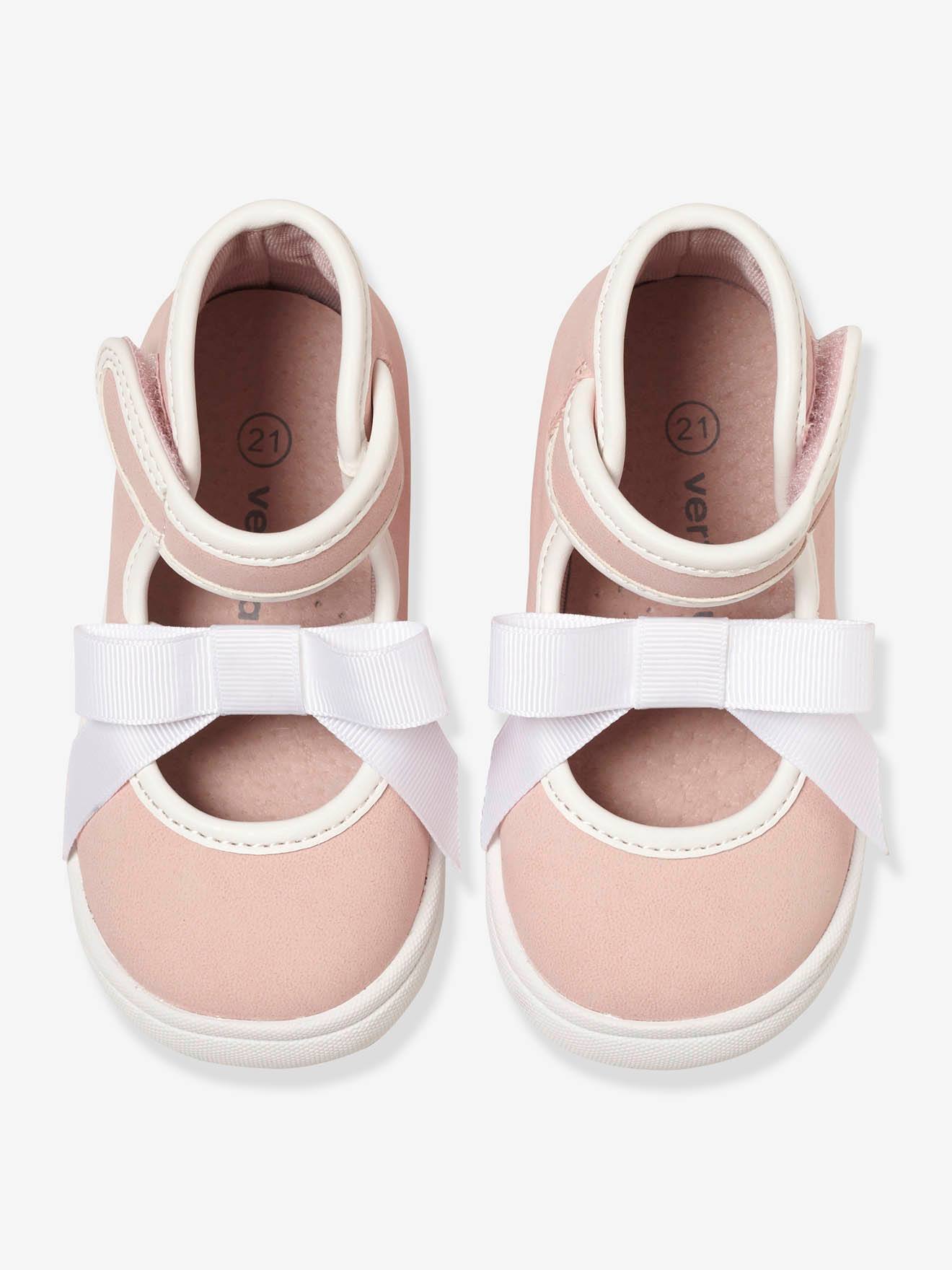 Baskets fantaisie bébé fille nude