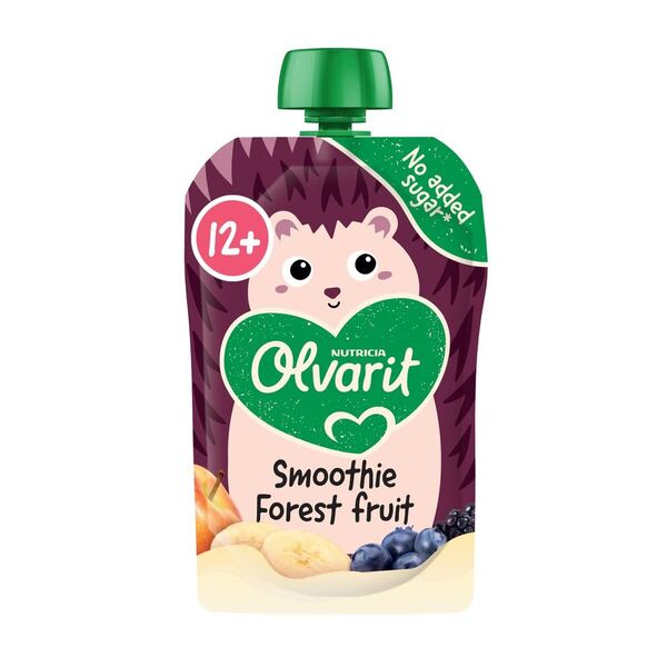 Olvarit 12 M Smoothie z lesného ovocia, lisované ovocie 100g