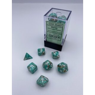 Marble Mini-Polyhedral Oxi-Copper™/white 7-Die Set