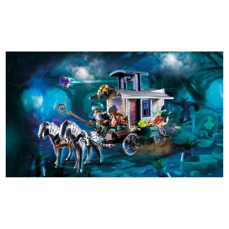 70903 Playmobil Novelmore marchand et chariot