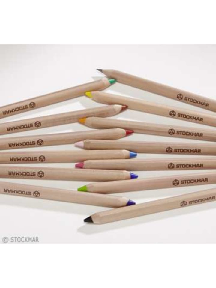 Stockmar 12   1 Buntstifte dreieckig in Bunt günstig kaufen onesize