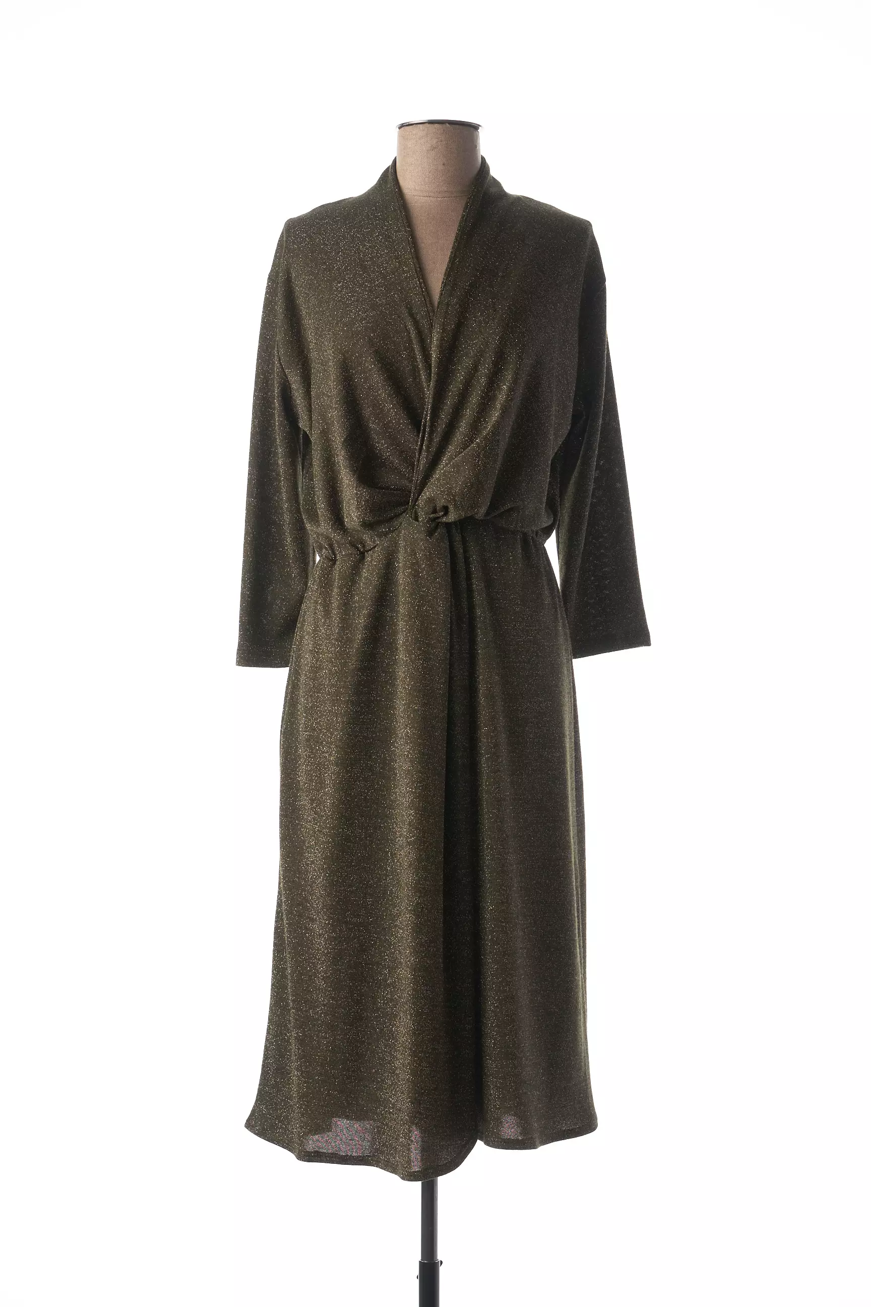 Julie Guerlande Robes Mi Longues Femme couleur vert