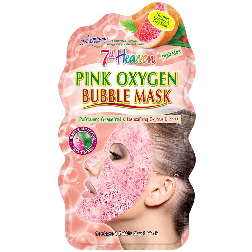 7th Heaven Bubble Maske Pink Oxygen 29g