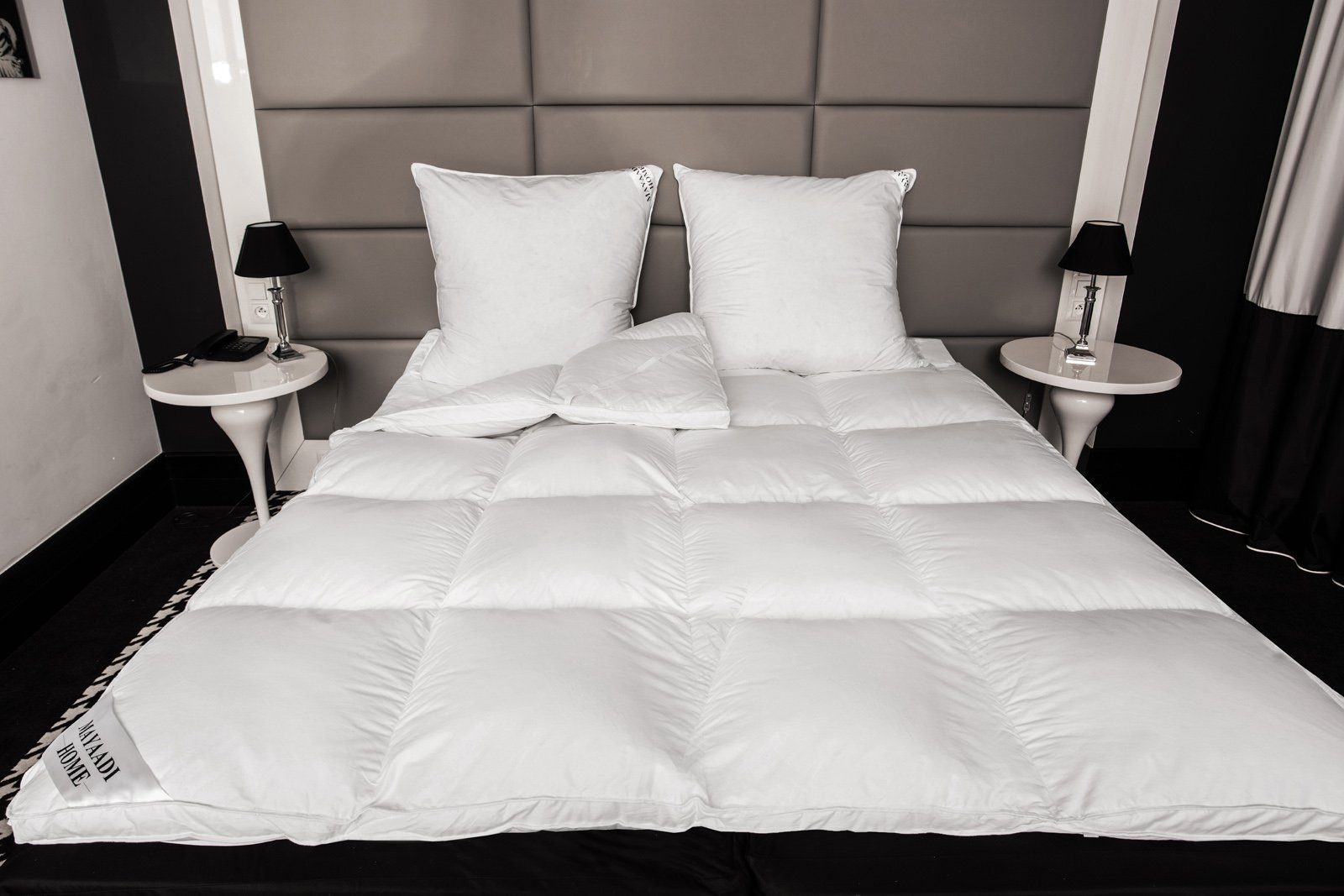 Matratzenauflage HS67 Matratzenauflage Topper Unterbett 90 % Federn, Mayaadi Home